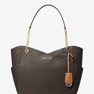 Michael Kors Jet Set Large Logo Shoulder Bag